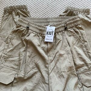 Kids Tan Cargo Pants